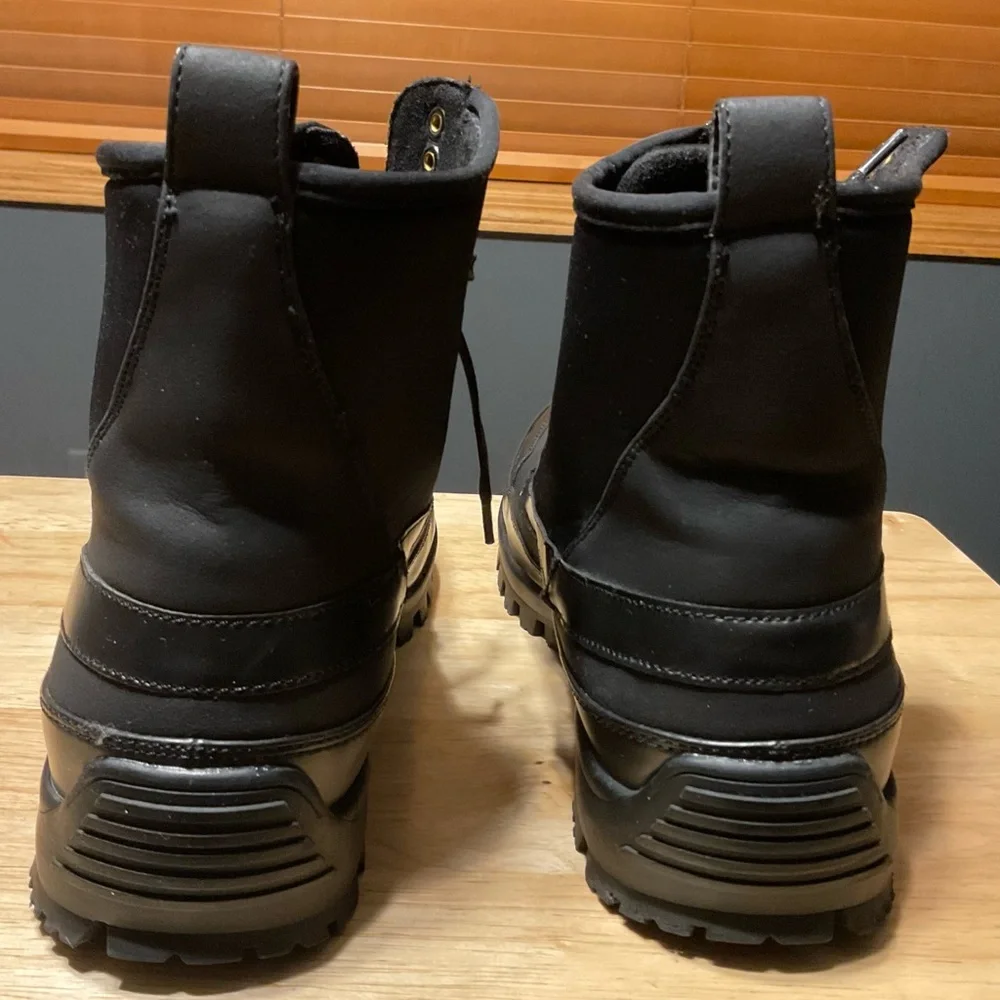 Unlisted Men's Black Lace Up Ankle 6” Boots. 10 1/2 Medium 8/2017. Design 30215